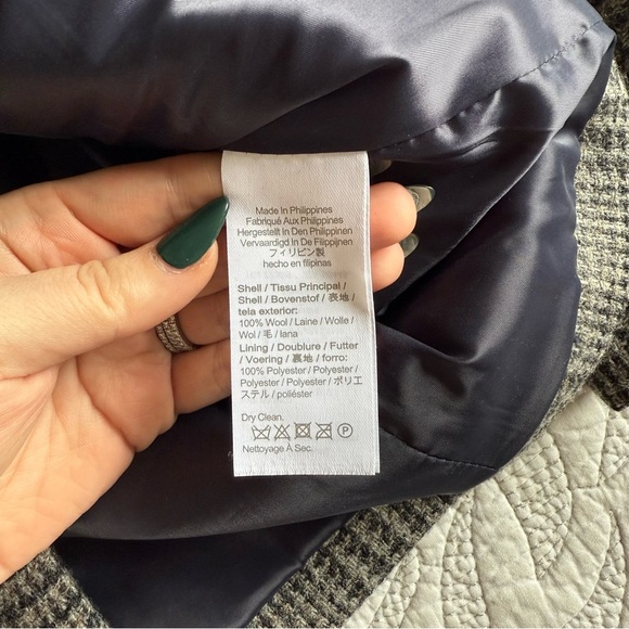 J. Crew - Willa Blazer in Houndstooth Wool - Gray Multi - Picture 8 of 14